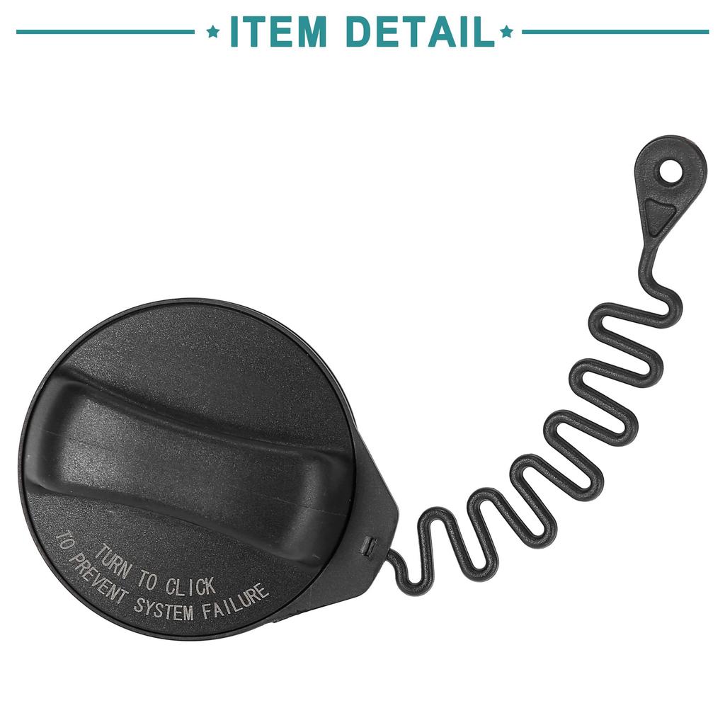 Крышка заливной горловины топливного бака ACROPIX для Volvo S60 черная 1 шт.