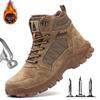 Winter Work Shoes Safety Boots Anti-smash Anti-stab Work Shoes Sneakers Steel Toe Shoes Male Work Boot Indestructible M023