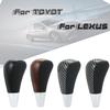 Ручка автоматического переключения передач, кожаный рычаг переключения передач для Toyota Corolla Camry Yaris Rav4 для моделей Lexus IS GS LS RX ES