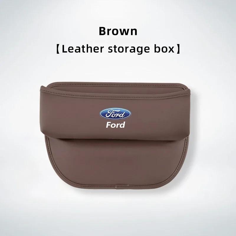 Car Sticker 2026 For Ford Car Accessories Seat Gap Organizer Box Leak-proof Storage Bag For Ford Focus 2 3 Mondeo Kuga Fiesta MK