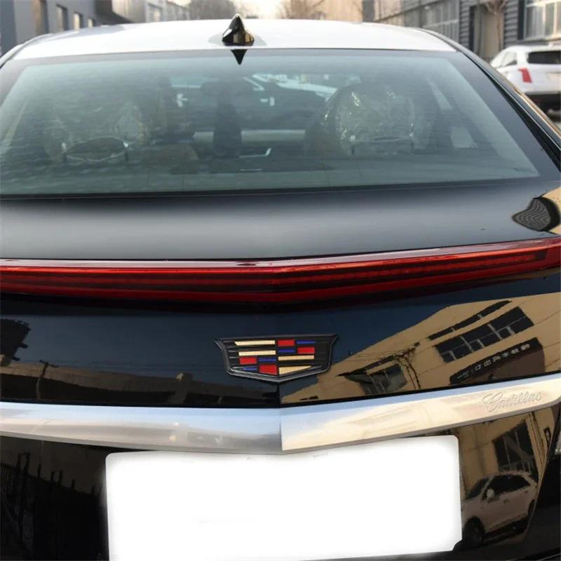 AABHT1 ABS Front Grille Tailgate Emblem Badge Sticker for Cadillac XTS XT5 XT6 ATSL SRX CT4 CT5 CT6 Escalade Auto Exterior Decor