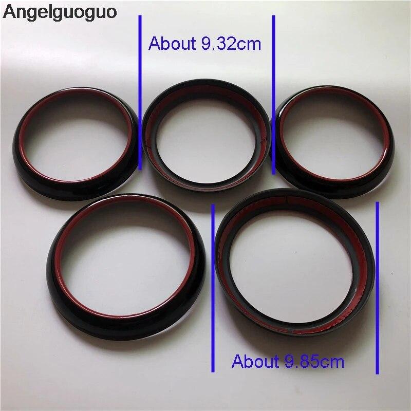 Двухцветный автомобильный кондиционер, вентиляционное отверстие, кольцо, накладка, украшение для Mercedes Benz GLA X156 CLA C117 class