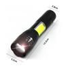 Strong tactical flashlight military zoom rechargeable ip67 searchlight father's day