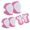 6 Pieces Children's Sports Roller Skating Skateboard Protective Gear Knee Pad Hand Elbow Pads