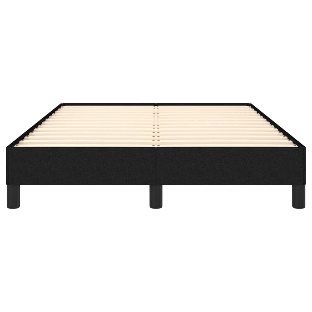 vidaXL Bettgestell ohne Matratze Schwarz 120x200 cm Stoff