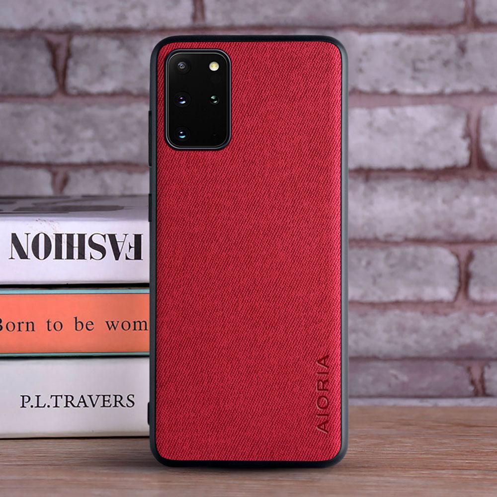 Текстильный чехол для Samsung Galaxy S20 Ultra S20 Plus S20 FE S20 S10E S10 Plus S10 lite S10 5G S10X S10 идеальный чехол с приятными тактильными ощущениями