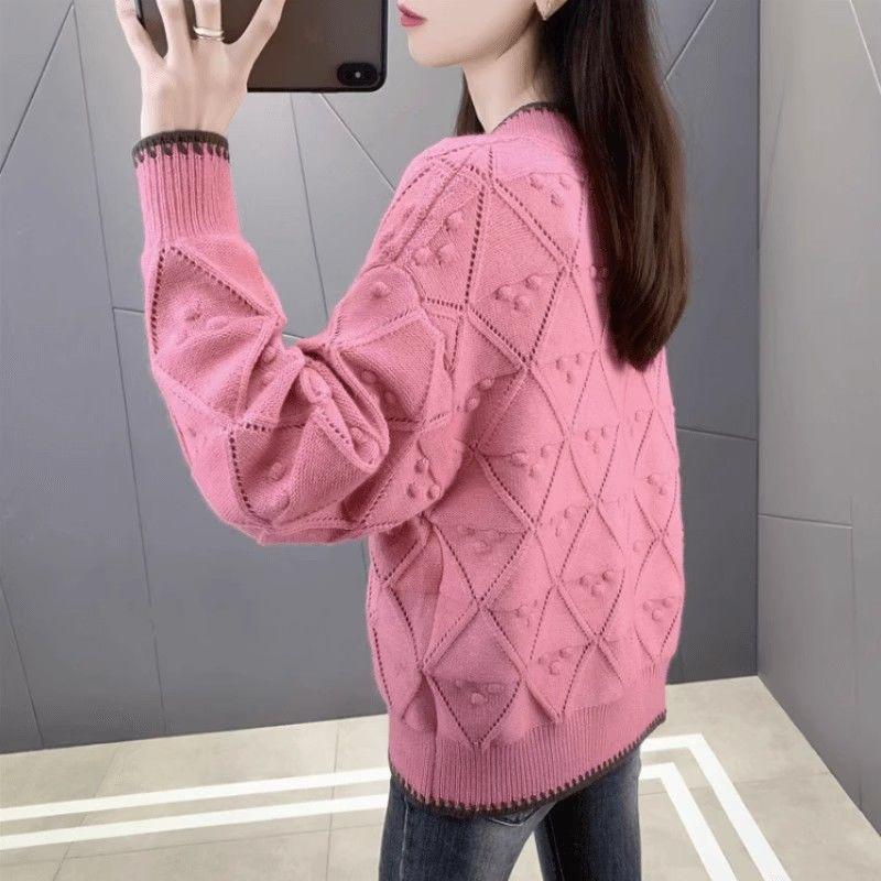 Вязаный кардиган женский корейский вариант свободный и стильный универсальный короткий свитер на осень и зиму