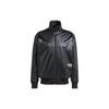 Originals Solid Color Micro Logo Zip Collar Long Sleeve Jacket Men Jacket Black IL6153