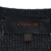 Coach Wool Long Sleeve Elbow Patch Sweater XS Black Knit Men's Used