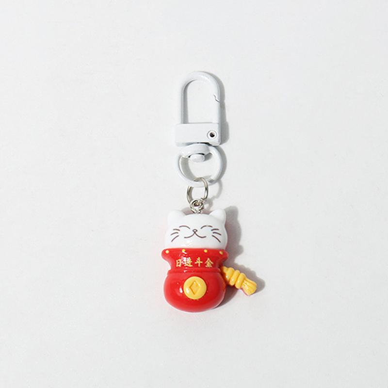 Милый брелок для ключей Lucky Cat, рюкзак, подвеска, украшения, аксессуары, подарки