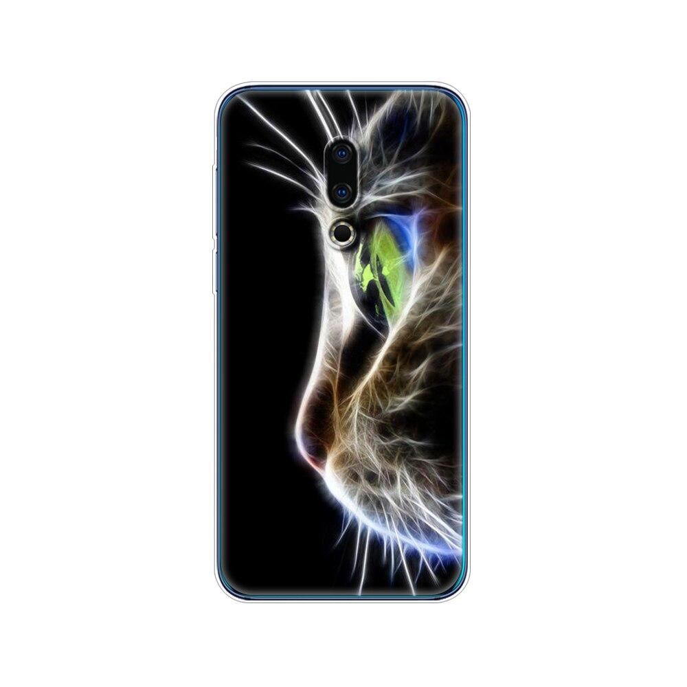 Чехол для Meizu 16th, 6,0 дюйма, силиконовый чехол для Meizu 16th Plus, чехол 6,5 дюйма, мягкий чехол из ТПУ, чехол с рисунком, зима, снег, Рождество