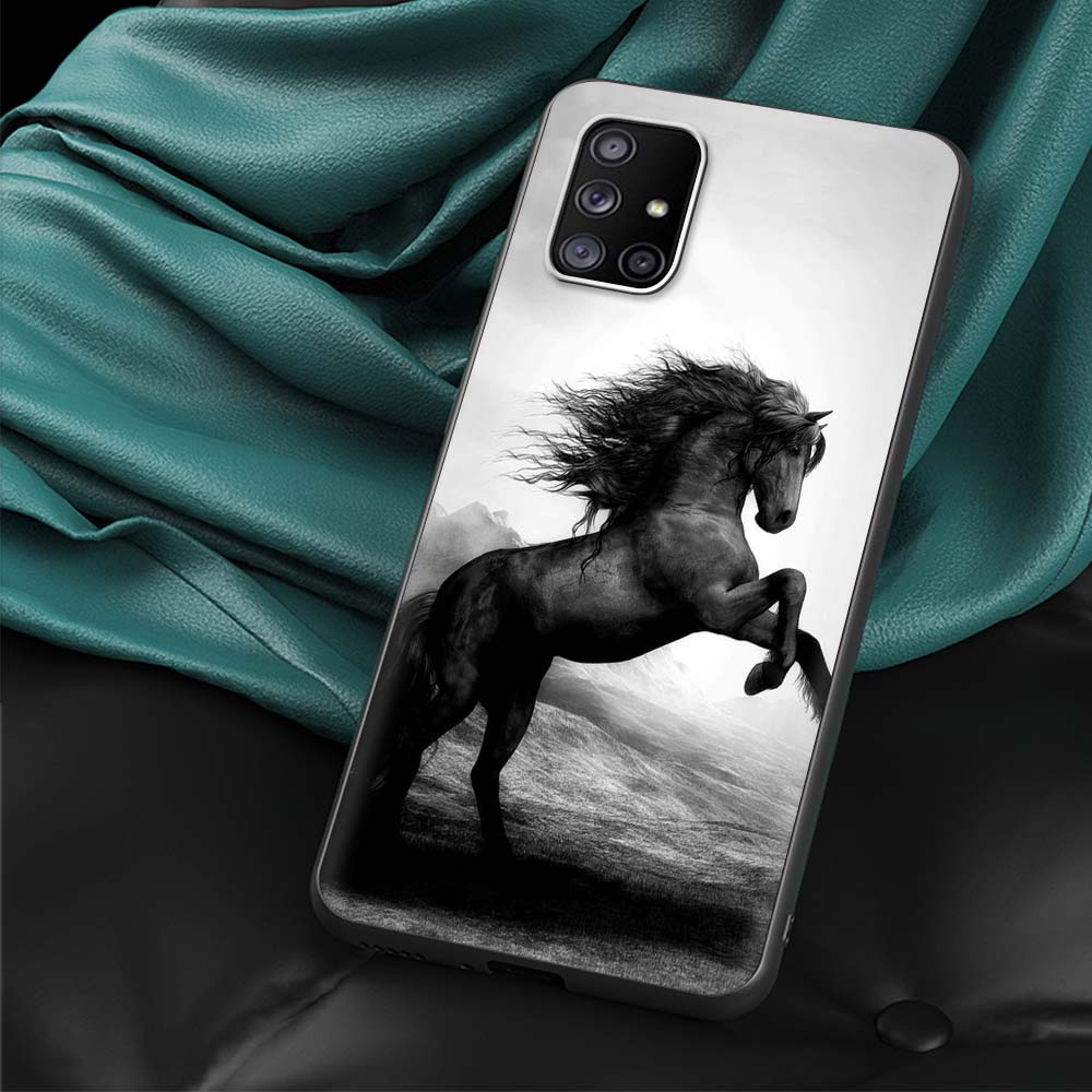 Чехлы с изображением бегущей лошади для Samsung Galaxy A70 A50 A40 A20s A30 A10s A20e A10 A02s A01, чехол для телефона Samsung A51 A72
