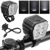 LED Bike Front Light Front Bike Headlight USB Charging with Horn Cycling Safety Flashlight 7 Light Modes for Night Riding