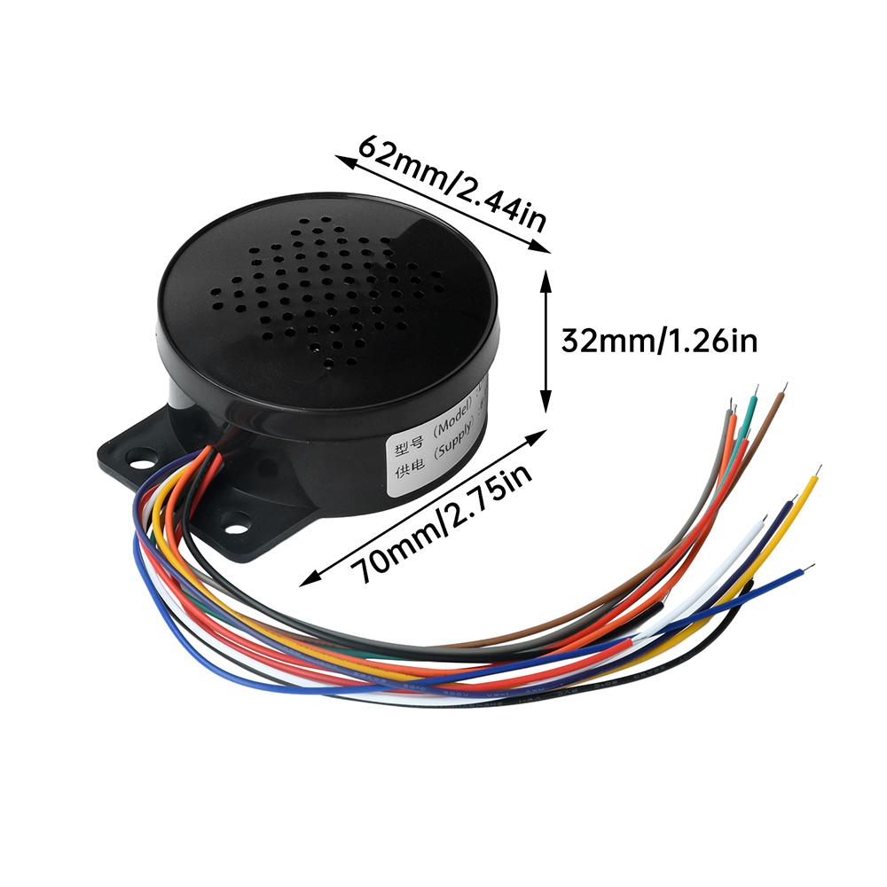 Voice Prompter With Multiple Triggers, Mp3 Player, Audio Module, Custom Voice Access Control, Security Alarm Speaker B01