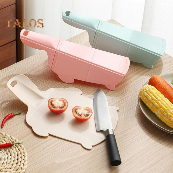 Foldable Cutting Board Non-Slip Dirt-resistant Crack-resistant Food-grade Chopping Block Kitchen Tool