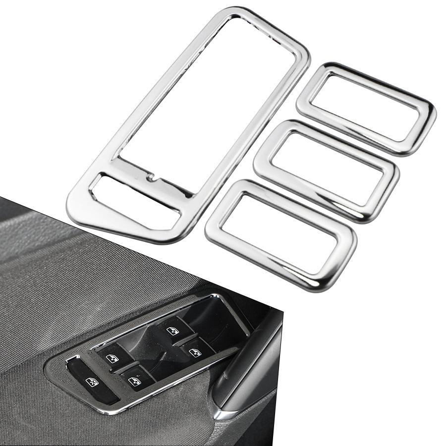Door Window Lift Control Panel Decorative Frame for VW Golf 7 GTI R GTE GTD MK7 2013-2017 LHD Window Switch Panel Trim Cover Acc