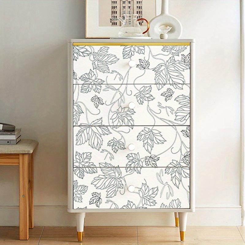 1 рулон утолщенных обоев – Декор фона для гостиной, Наклейки с эскизами цветов для спальни, Золотые и черные цветы, Съемные богемные ретро обои