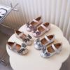 Sweet Children Leather Shoes Chic Versatile Bowknot Girls' Flat Shoes Spring Autumn Kids Fashion Princess Dresses Casual Shoes