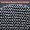 Cast Iron Scrubber 316 Stainless Steel Cast Iron Scrubber with Handle Steel Wool Scrubber Round Chainmail Scrubber Brush