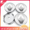 For Renault 2026 New Hub Caps 4Pcs 60mm For Renault Clio Laguna 2 Megane 2 3 Duster Logan Captur Car Wheel Center Hub Cap Tire R