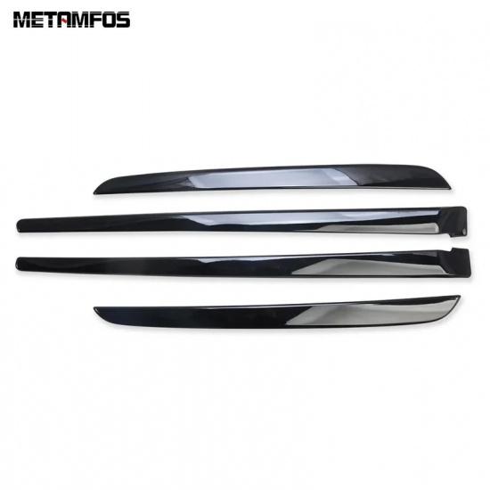 For Honda HR-V Vezel - 2024 2025 Black ide Door Armrest Panel Strip Molding Trim Interior Accessories Car Styling