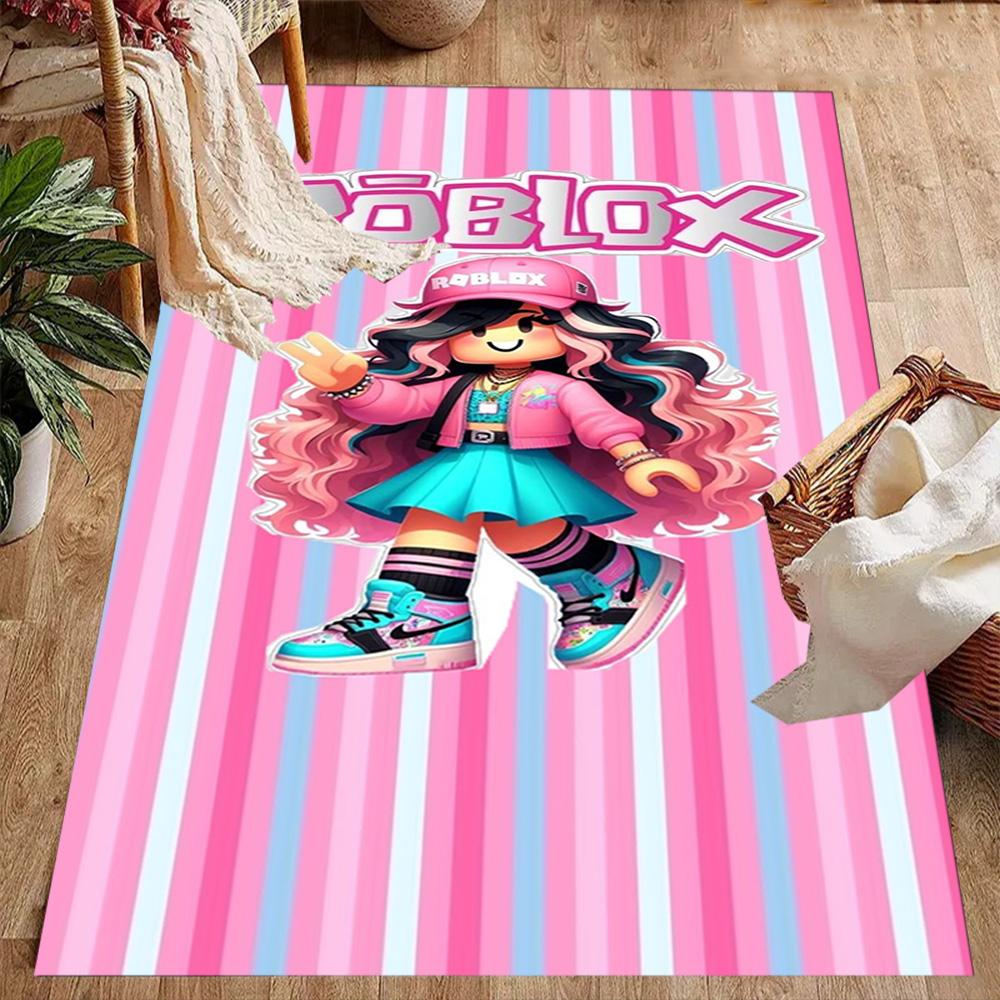 Roblox Floor Rug Office Rug Suitable For Playrooms Foyer Dining Room Outdoor Antislip Carpet Anime Office Decor Spiritual Gift
