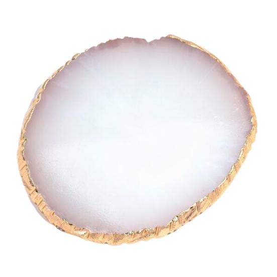 Палитра с золотым краем, смешивание смолы, краска для рисования, маникюрная витрина, полка