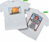 Allman Brothers EAT A PEACH 73 Summer Tour Tee T-shirt WHITE 2 SIDE1