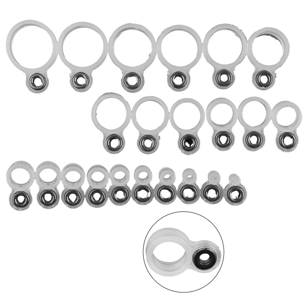 Versatile Silicone Fishing Rod Guide Wire Repair Kit 1422Pcs for All Rod Sizes