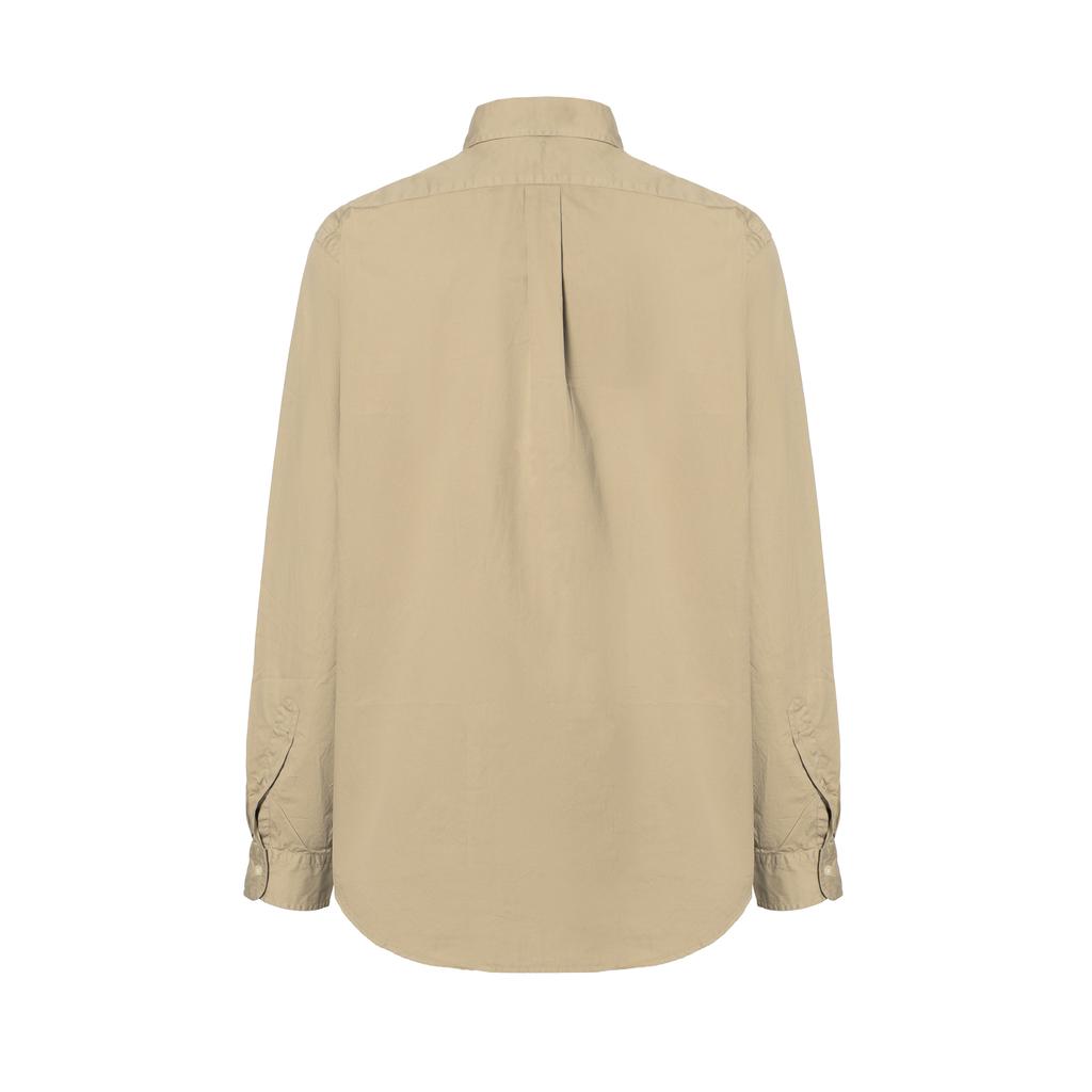 Polo Ralph Lauren SS22 Solid Classic Cotton Dyed Twill Shirt Long Sleeve Shirt Men Shirts Khaki MNPOWOV16822221-260
