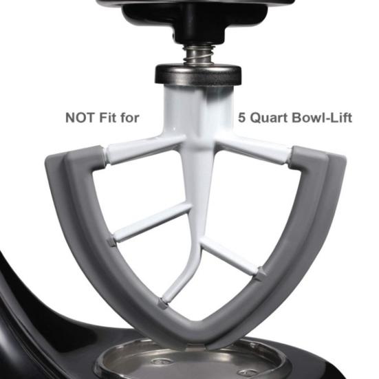 Венчик с гибким краем Миксер с наклонной головкой 4,5-5 кварт Плоская лопатка-мешалка Чаша Лопатка Материал пищевого класса Масло