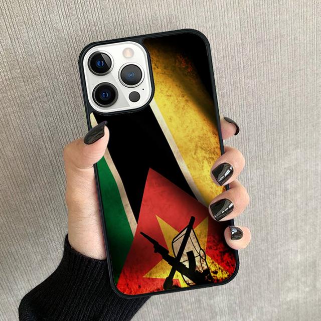 Mozambique Flag Phone Case For iPhone 17 Air 16 15 14 plus 12 13 Pro max Soft Bumper Shell Cover coque