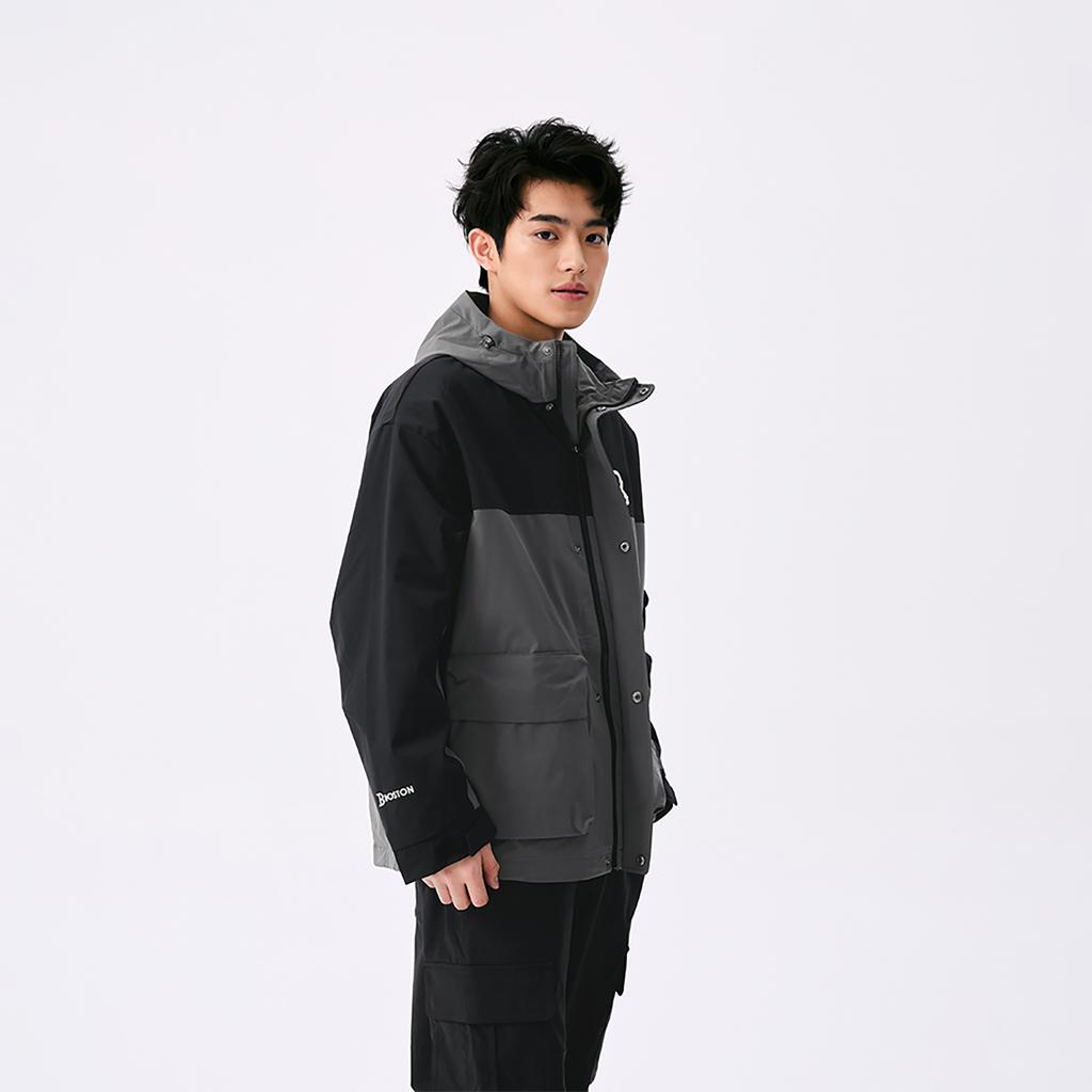 Новая коллекция MLB Boston Red Sox Basic SS25 Ветрозащитные куртки и пальто Унисекс Темно-угольно-серый 3AWJB0551-43CGD