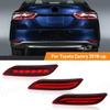 LED Bumper Reflector Lights For Toyota Camry 2018 2019 2020 2021 2022 2023 2025 Dynamic Turn Signal Rear Fog Tail Brake Lamp