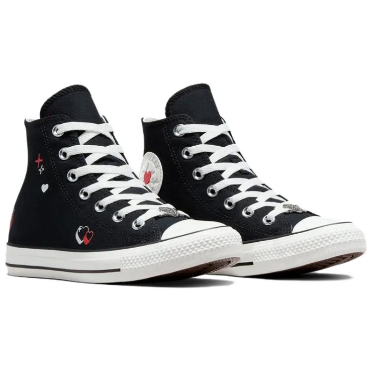 Converse All Star Versatile Casual Comfortable High-Top Canvas Shoes Black Women's