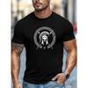 Spartan Helmet Graphic T-Shirt,Soft Breathable & Fade-Resistant, Classic Fit for Daily Casual Wear