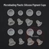 100 одноразовых стаканчиков для пигмента для татуировок: Средние и Маленькие, Мягкий Силикон, Пластиковые Миски