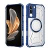 KEYSION Прозрачный магнитный чехол для VIVO V29 5G Мягкий силикон+ПК Сверхпрочный Ударопрочный Задняя крышка для телефона для VIVO V29 5G