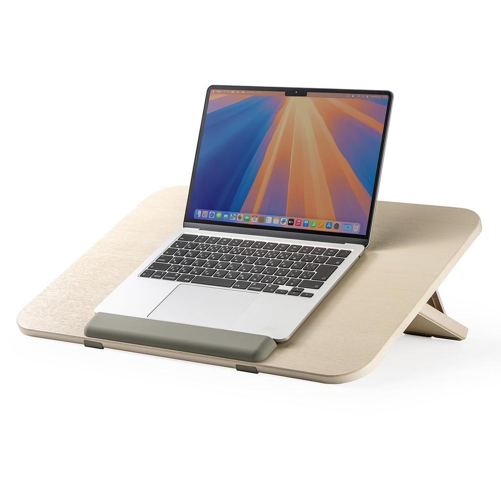 SANWA DIRECT Inclined Study Tabletop Angle Adjustment Wide Type Width 55 X Depth 38 Cm Compatible Foldable Drawing Stand Writing Board Living Room