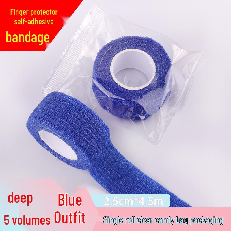 Sports Finger Protector Self-Adhesive Bandage: Finger Wrap Tape & Wrist Support for Basketball/Badminton