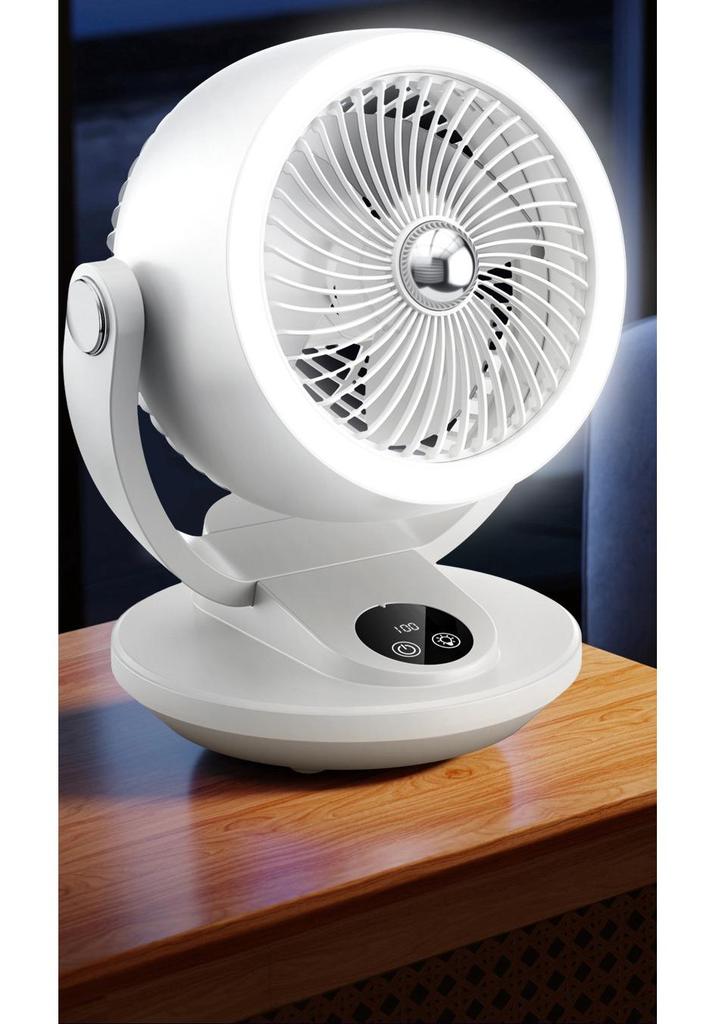 High-Power Silent Desktop Fan for Dorms and Offices