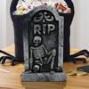 Жуткие Хэллоуинские Фигурки из Смолы Дом с Привидениями Призрачные Украшения Страшные Подсвечники-Черепа для Жуткой Вечеринки и Дома