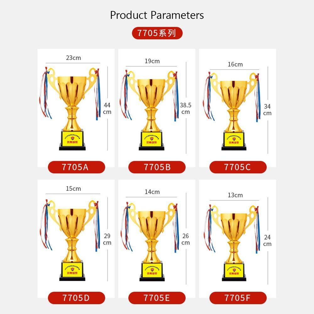 Gold Color Prize Cup 28/32/35/40/44/50cm Award Trophy Champion Trophy Basketball Football
