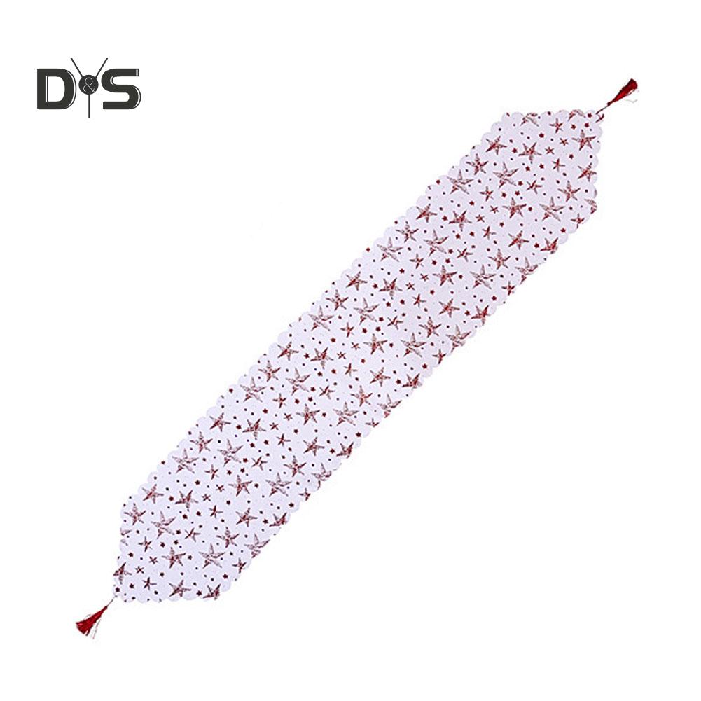 KPOP STAR Xmas Tree Star Рождественская скатерть обеденный стол бегун вечерние праздничный декор