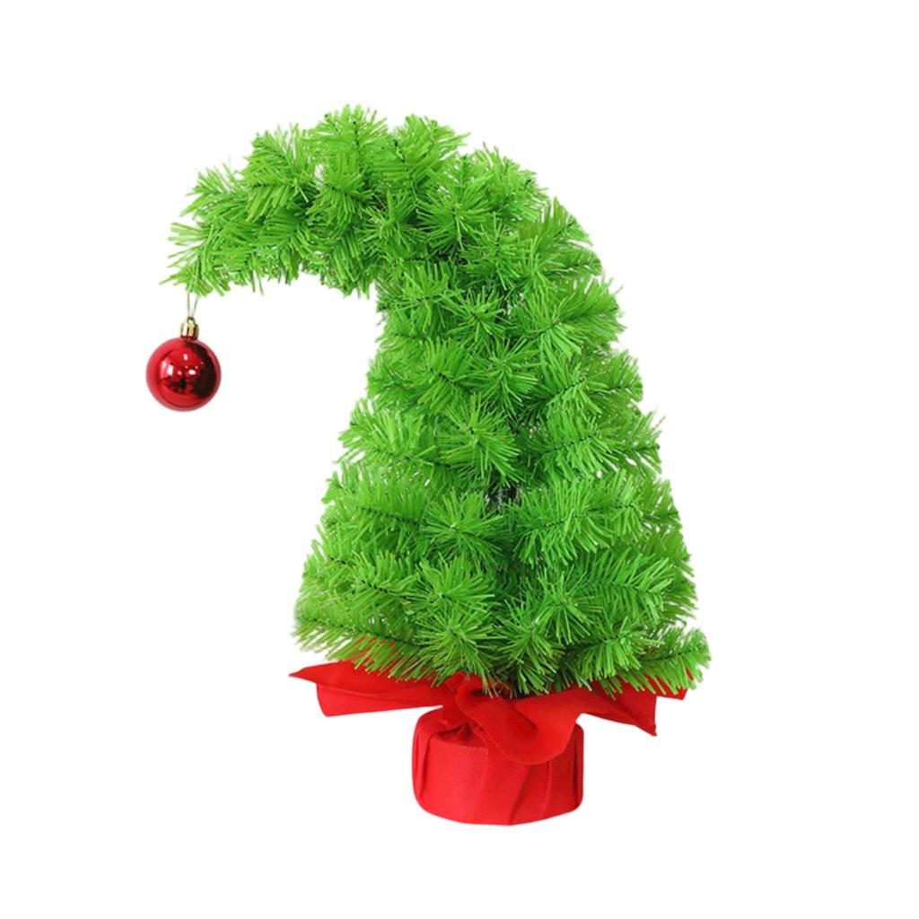 Рождественская имитация дерева высокой плотности, праздничное украшение, кривое дерево