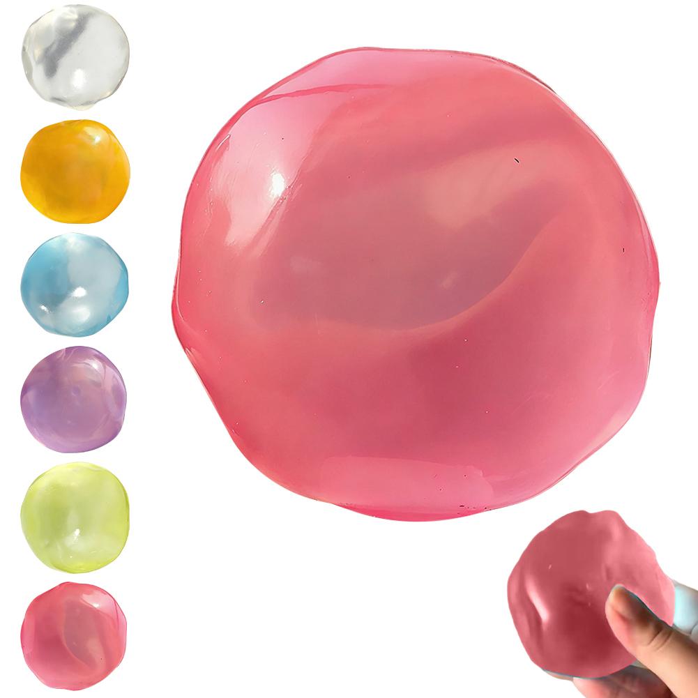 Squishy Moldable Crystal Ball Squeeze Toy Transparent Slow-Rebound Decompression Relax After Studying Toys