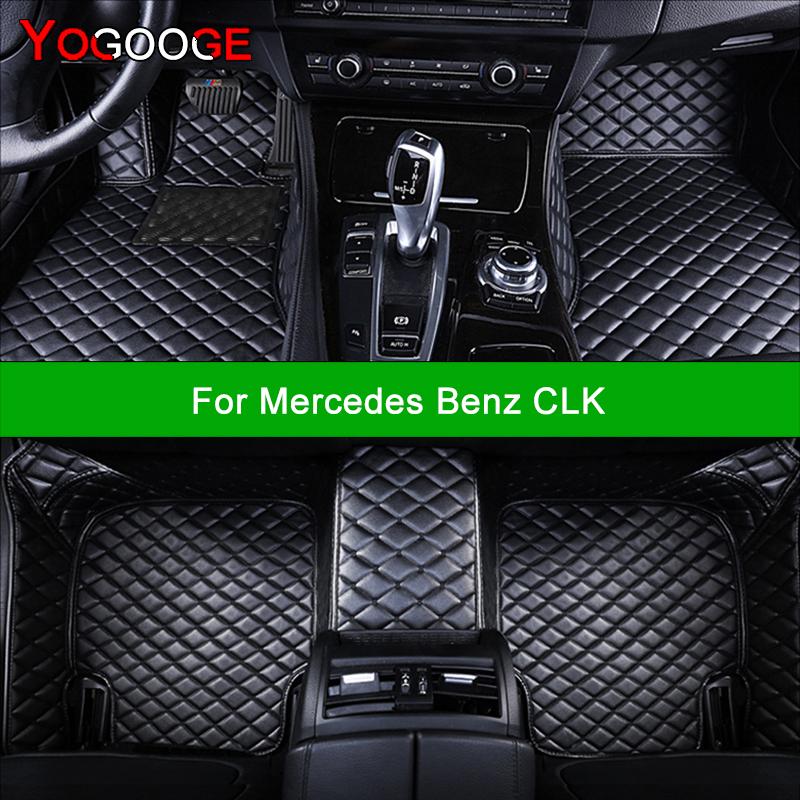Car Floor Mats For Mercedes Benz CLK C209 A209 2002-2010 Auto Carpets Foot Coche Accessorie
