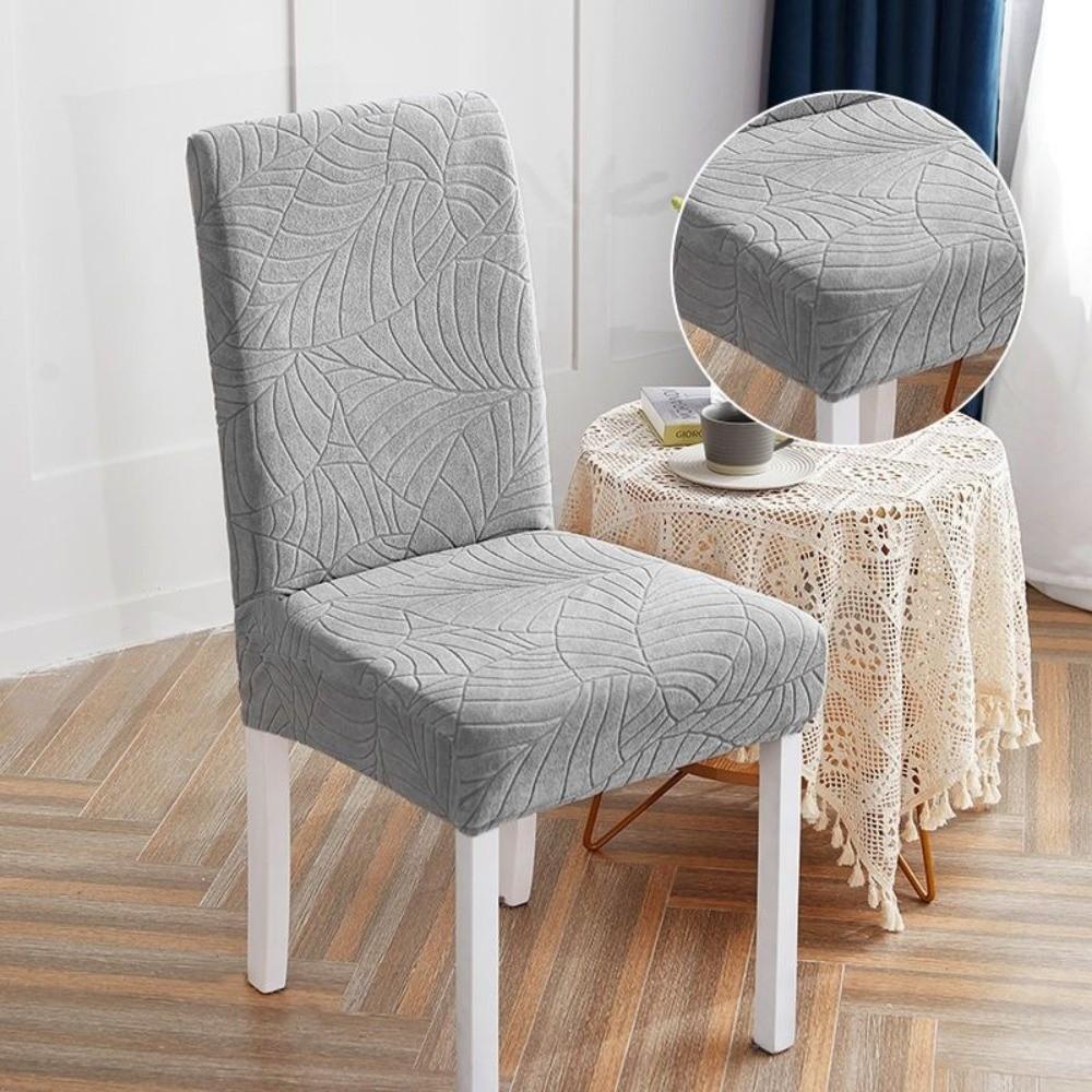 New High Back Waterproof Chair Cover Stretch Jacquard Slipcover Dining Chair Cover Elastic Spandex Jacquard Chair Cover Home Use
