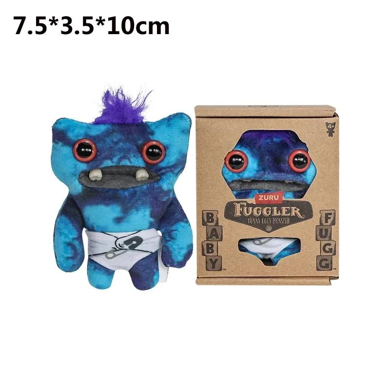 Плюшевая серия Fuggler Baby Мистер Иголки Смешной Уродливый Монстр Фуггс Манч Бешеный Кролик Широкоглазый Странный Мягкая Игрушка Кукла Подарок 9СМ