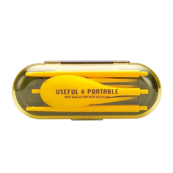 3 в 1 портативный складной набор ложек вилок палочек для еды столовых приборов для пикника и путешествий